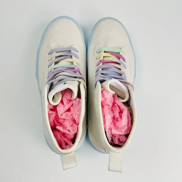 NEW Vans Sentry Wc Pastel Pop High Top  Suede Sneakers Size 13/11.5 - Picture 4 of 13